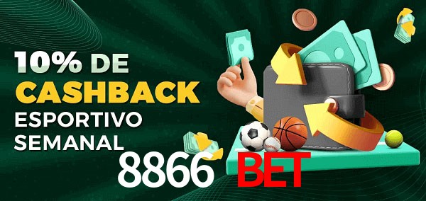 10% de bônus de cashback na 8866 bet